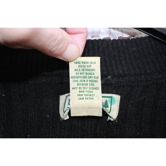 LL Bean Commando Sweater Henley Black Size XXL - Picture 8 of 11